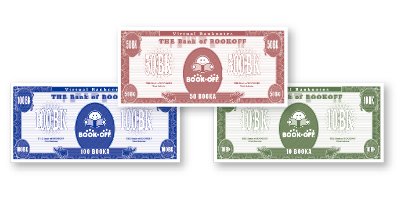 学校ブックオフ用通貨「ブッカ」